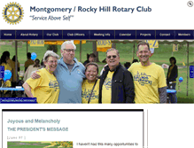 Tablet Screenshot of montgomeryrotary.org